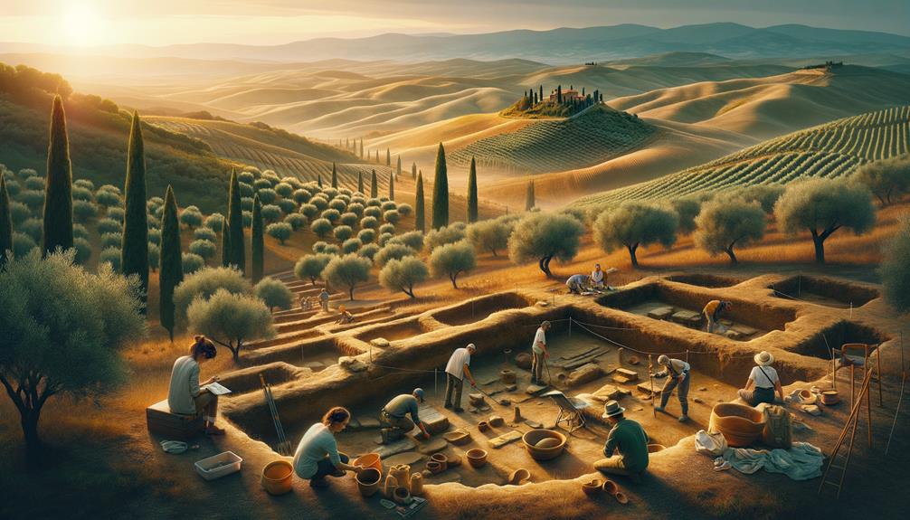 ancient etruscan site uncovered
