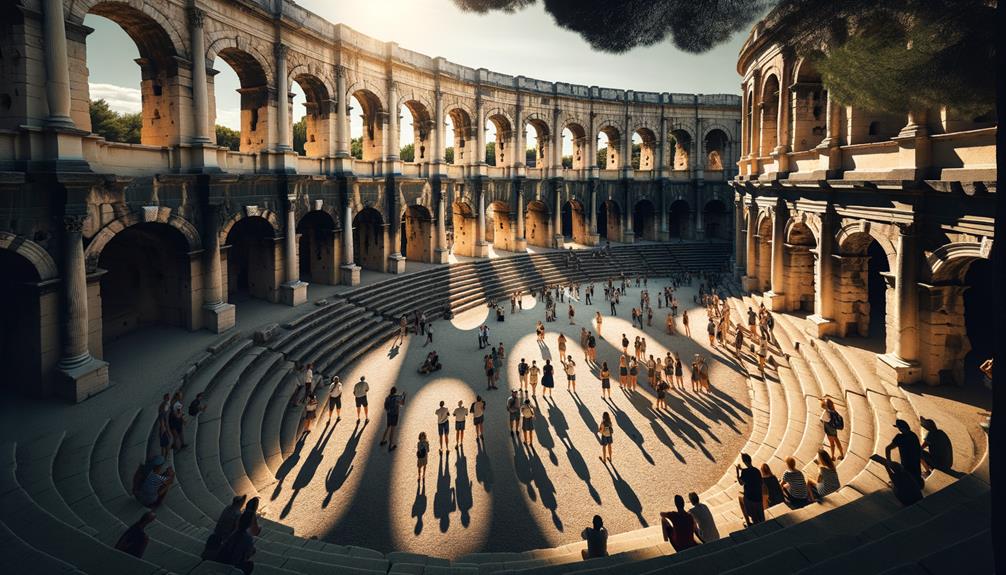 ancient roman arena exploration