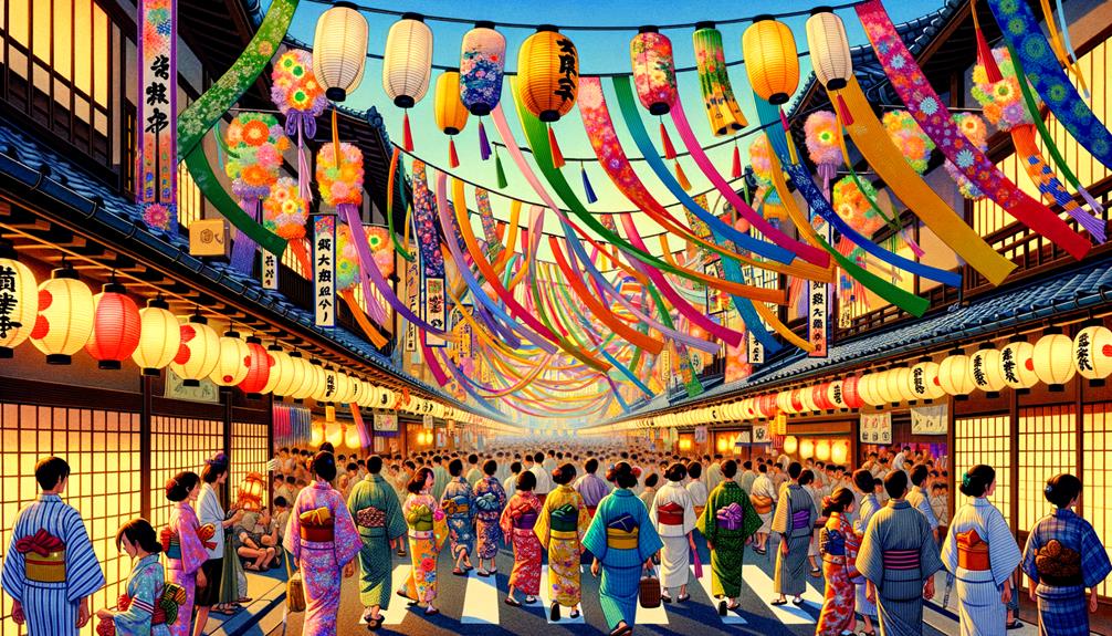 colorful decorations and festivities
