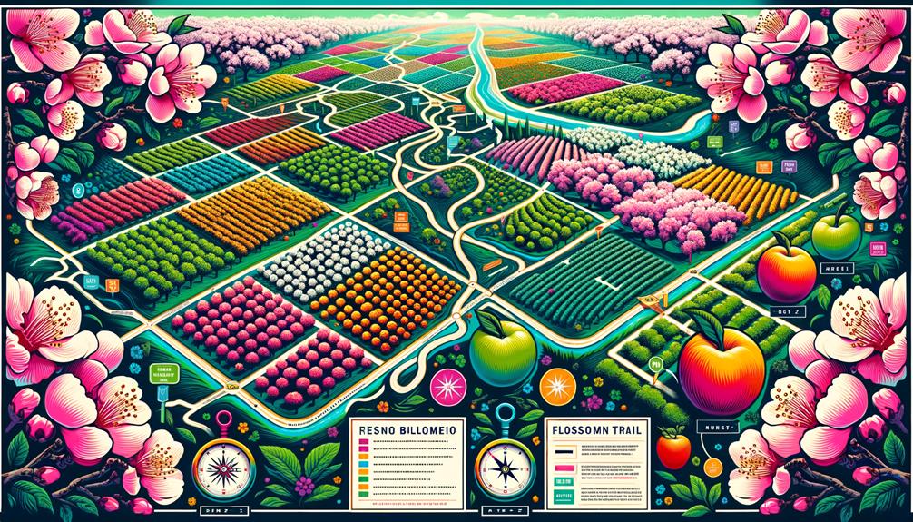 Fresno Blossom Trail 4 exploring with map tools