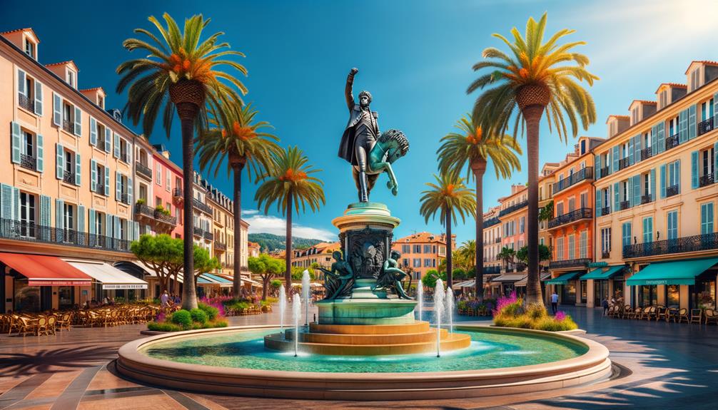 Ajaccio Napoleon Bonaparte Sites 8 historic square in paris